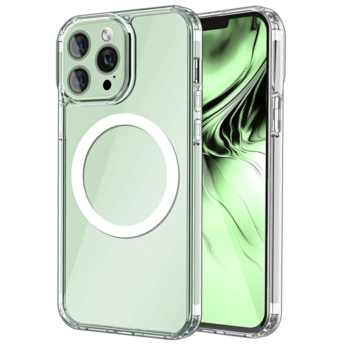 For Apple Iphone 13 13 Mini 13 Pro 13 Pro Max Magsafe Cover Slim Clear Case Walmart Com
