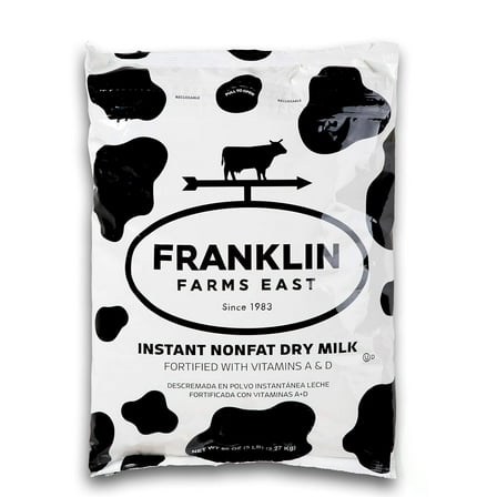 Franklin Farms Premium Nonfat Dry Milk | Kosher | 5 lb Bag