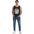 thumbnail image 3 of Jhene Music Aiko Tank Top Shirt Men's Cotton Casual Vest Workout Tank Tops Black, 3 of 4