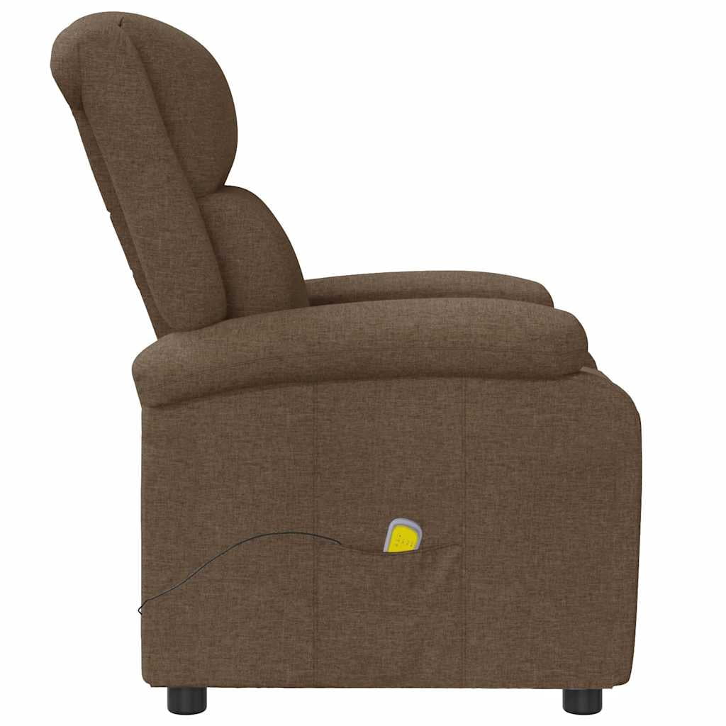 vidaXL Reclining Adjustable Fabric Armchair Massage Chair