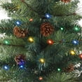 thumbnail image 2 of 22-Inch Water Hyacinth Christmas Tree Collar, Woven Tree Square Base Cover with Cord Cut Out, White, 2 of 6
