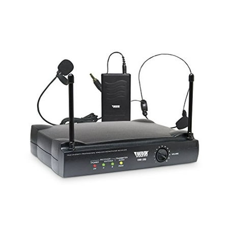 NOVIK NEO VNK-200 True Diversity Professional Wireless Microphone System Headset and