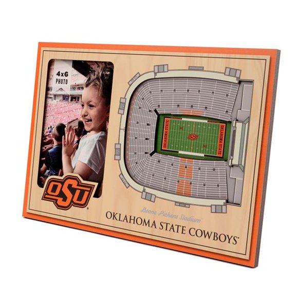 YouTheFan 9025214 NCAA Oklahoma State Cowboys 3D StadiumViews Picture Frame - Boone Pickens Stadium