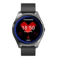 thumbnail image 2 of Bean Information Technology Fusion Smart Watch Compatible with Android Phones, Black with Stainless Strap, 2 of 6