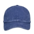 thumbnail image 2 of Toptie Backless Cotton Ponytail Cap Messy Bun Curly Hair Baseball Caps-Blue, 2 of 6