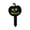 Black4, variant on BotaniNest Halloween Decorations Halloween Lighted Acrylic Pumpkin Garden Stake Assorted Pumpkin Faces Outdoor Glowing Jack O’ Ornament For Porch Garden Yard All Styles Included