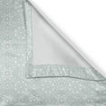 thumbnail image 4 of Ambesonne Moroccan Valance Pack of 2, Culture Elements Stars, 54"X18", Seafoam White, 4 of 5