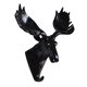 thumbnail image 4 of Gancho Gancho Animal Ganchos ganchos para animales de resina montados en la pared abrigo percha sombrero titular alces negros Magideal Gancho Gancho Animal Ganchos, 4 of 6