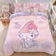 thumbnail image 1 of Sanrio-Juego de cuatro piezas de rollo de canela con dibujos animados, Sábana bonita Kuromi Melody, pochacco con personalidad para niños, juego de tres piezas para el hogar, 1 of 5