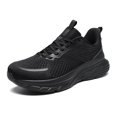 thumbnail image 2 of Men's Wide Width Low-Top Sneakers - Breathable /Fabric Upper & MD/TPR Sole, Anti-Slip Traction Suitable for Running,, Walking, Large Size Shoes with Wide Forefoot for Outdoor, Casual, Athletic Wear, 2 of 8
