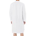 thumbnail image 3 of Frontwalk Men Night Sleep Shirts Comfy Long Sleeve Mid-Length Nightgown Loose Nightshirts, 3 of 5
