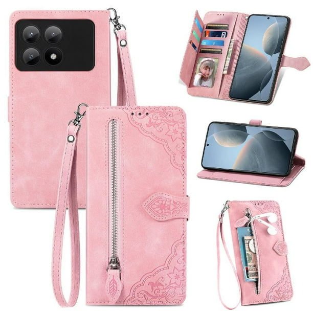 Funda billetera anti-golpes para GANGXUN Xiaomi Poco X6 Pro 5G , ideal para día a día y trabajo
