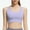 Purple 1, variant on Wensltd Womens Sport Yoga Bras Crew Neck Sleeveless Cropped Tops Trendy Workout Fitness Push Up Bra Black