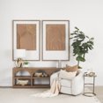 thumbnail image 2 of Bela Large Medium Brown Wood Arched Console Table, 2 of 6