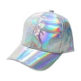 thumbnail image 4 of Daznico Unisex Hop Style Visor Hat with Colorful Baseball Cap for And,Mardi Gras Clothing,One Size, 4 of 4