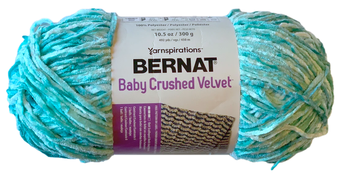 Bernat baby crushed velvet hazy aqua new arrivals