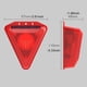 thumbnail image 5 of Luz de alarma solar Wosthever 6LED IP65 Sensor impermeable Repelente Sirena Detector de ladridos de perros, 5 of 6