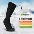 thumbnail image 7 of Girls And Unisex Rechargeable Electric Heated Battery Powered Comfortable Winter Sport Outdoor Hunting Camping Hiking Warm Socks, 7 of 7