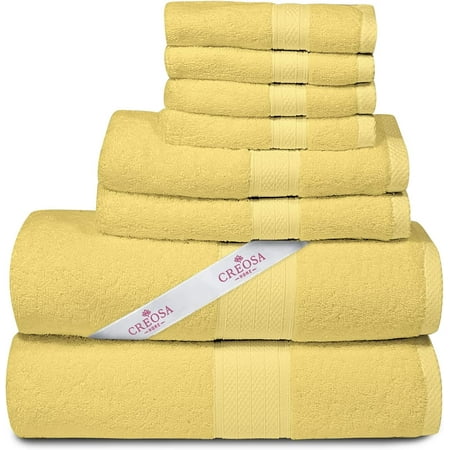 4 Pack Cotton Bath Towels Set- 600 GSM 100% Combed Cotton Bath Towel Set- 28"x56" Oversized ...