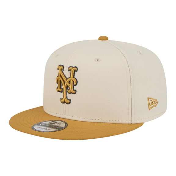 Men's New Era Light Beige/Khaki New York Mets Two-Tone Color Pack 9FIFTY Snapback Hat