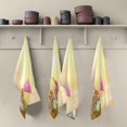 thumbnail image 2 of Funny Easter Rabbit Kitchen Tea Towels Set of 1 Absorbent Hand Dish Towels, Sun Shine Dishcloths Lint-Free 18x28 Inch Fast Drying for Cooking Baking Home Clean, 2 of 7