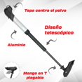 thumbnail image 2 of Bomba mini telescopica de bicicleta Giyo plateado, 2 of 5