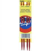 Double Point Aluminum Knitting Needles 7"-Size 8/5mm