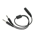 thumbnail image 4 of HELICOPTER To GA Headset Adapter, Aviation Headset Cable Dual Plug Convenient Portable Shielded Wire  For PJ-068, 4 of 8