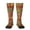 2 Black-2, variant on Hippie Peace Love print thigh-high socks, crafted for both men and women with a stretchy, high-opaque design perfect for daily wear