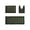 Black, variant on 3Pcs Bathroom Mat Set Faux Chenille, Absorbent Toilet Mat and Entry Door Mat, Soft Non-Slip Floor Carpet for Bathroom, Kitchen, Bedroom, Washable Rugs
