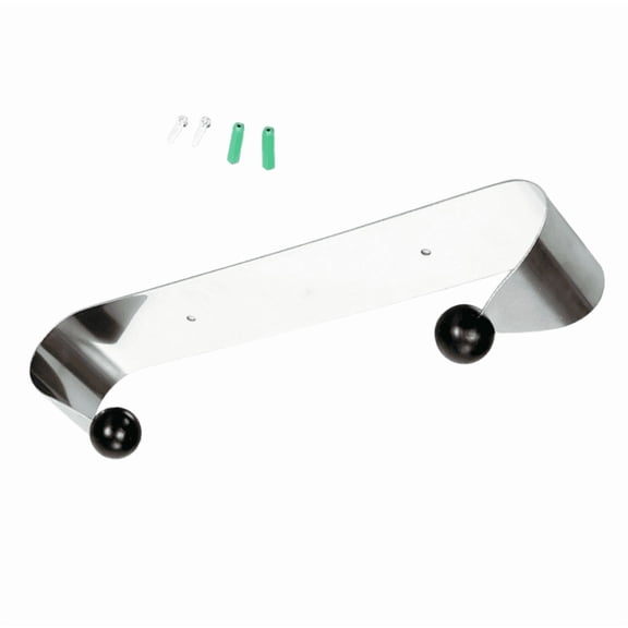 Universal Stainless Steel Paper Towel Holder - Under Cabinet & Wall Mount Kitchen Storage Rack with No-Drilling Installation