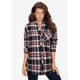 thumbnail image 4 of Roaman's Women's Plus Size Plaid Flannel Tunic, 4 of 6