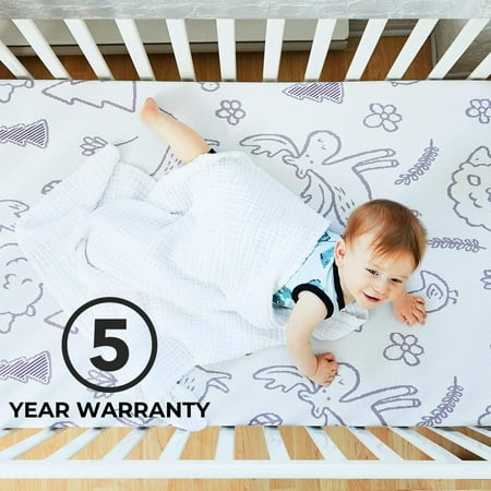 Polysleep Matelas Bebe En Mousse Hybride De Qualite Superieure Matelas Impermeable Lit Pour Enfant 100 Fabrique Au Canada Housse Lavable Biologique Tencel Non Toxique Sans Latex Walmart Canada