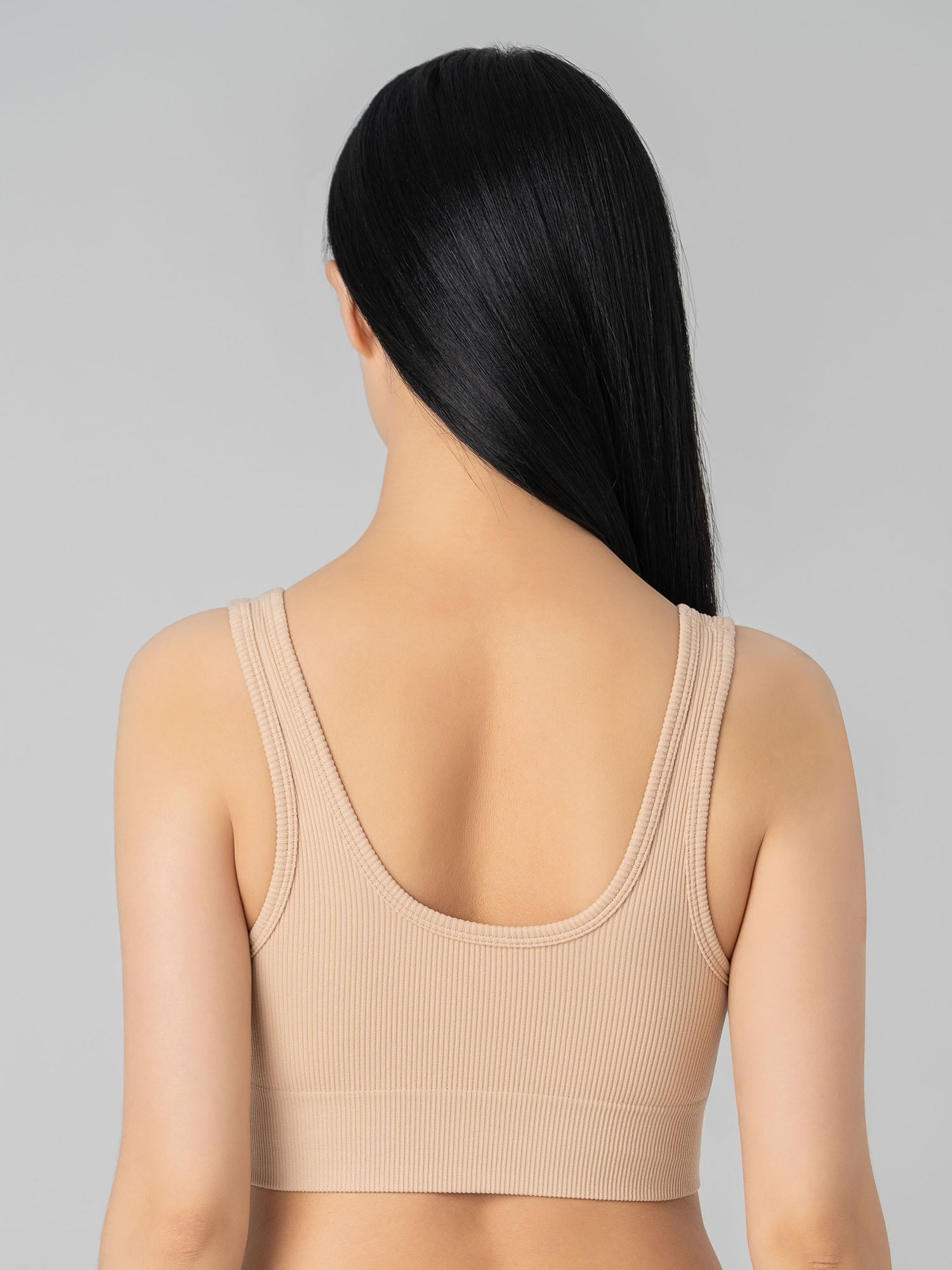No Boundaries Women's Double Scoop Seamless Bra, Sizes XS-XXXL