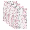 thumbnail image 2 of Pink Grey Botanical Kitchen Towels Set of 4, Spring Floral Summer Farmhouse Absorbent Dish Towels for Kitchen, Microfiber Hand Towel, Quick Drying Tea Towel for Cleaning Decorative Dishcloths, 2 of 7
