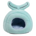 thumbnail image 1 of CIMAXIC Cartoon Whale Shape Hamster Plush Warm House Bed For Chinchillas Mice Rabbit,5.51"X5.51"X5.91", 1 of 5