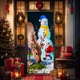 thumbnail image 3 of Festive Christmas Door Cover Decoration - Durable Door Hanging Tapestry, Vibrant Holiday Prints for Home Entrance, Party Decor & Christmas Celebrations, Easy To Hang Door, 70.8*35.4in, F, 3 of 9