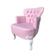 thumbnail image 3 of Sillón Individual Vintage MARDAM Vinipiel Rosa, 3 of 3