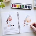 thumbnail image 5 of Watercolor Workbook for Beginners - Watercolor Work Books Easy-to-Paint Designs, Simple Painting Project Gift for Artists & Kids, Travel-Friendly, 5 of 5