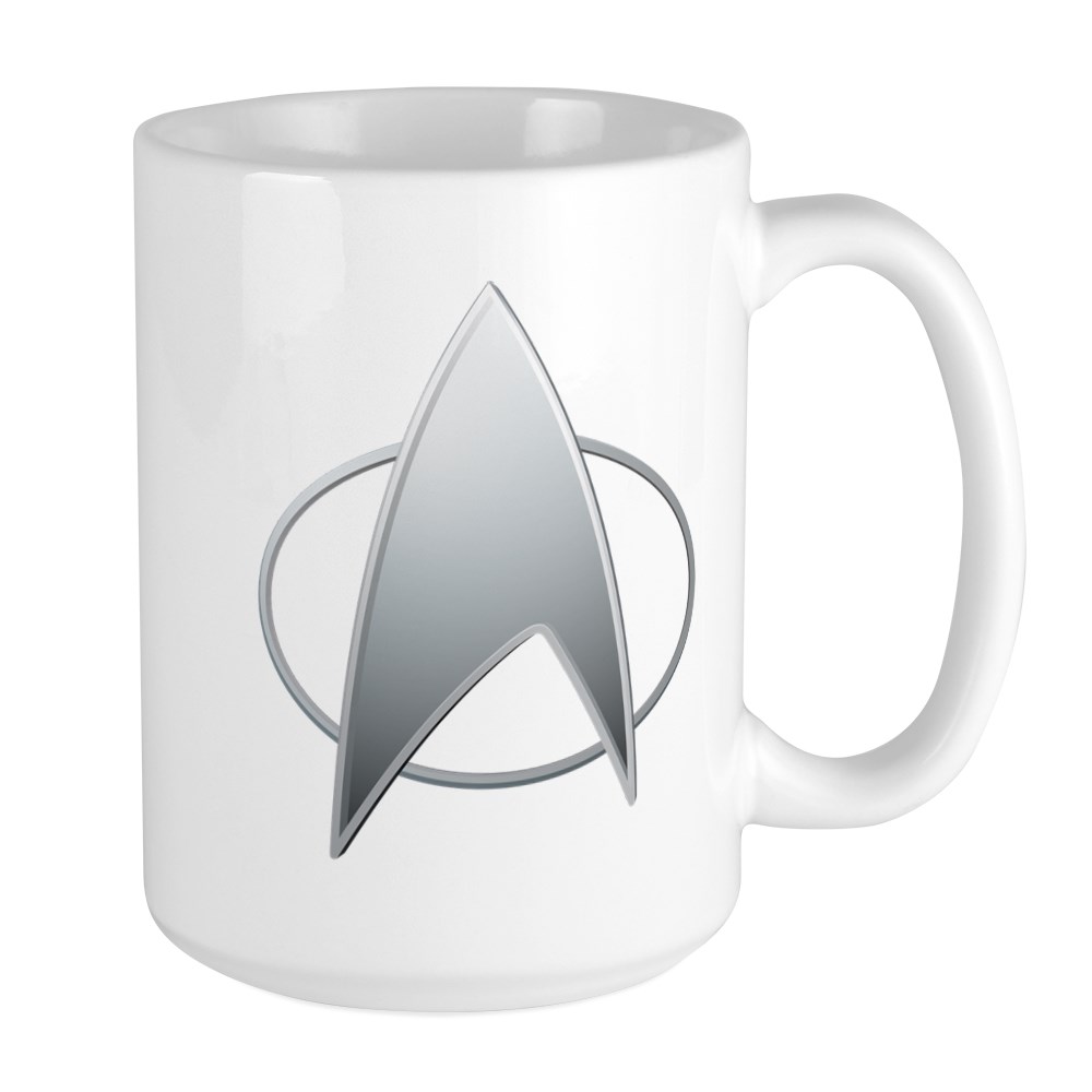 CafePress - Star Trek TNG Large Mug - 15 oz Ceramic Large Mug 