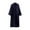Navy, variant on FNFYFH Womens Kimono Robe Lightweight Soft Bathrobe 3/4 Sleeve Sleepwear Nightgown Spa & Bath Robes with Pocket