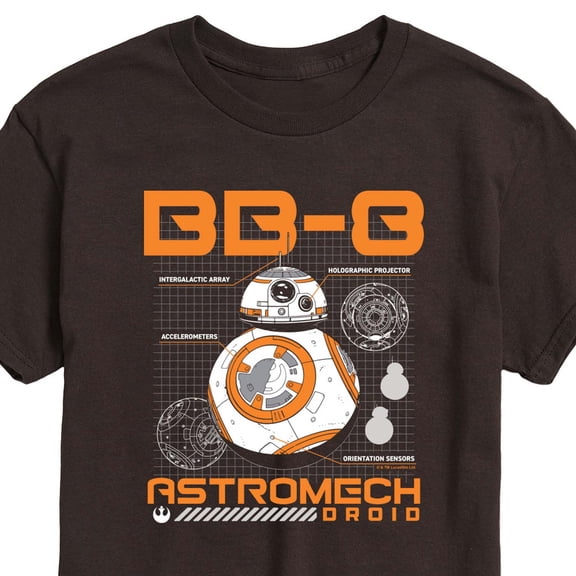 Star Wars - BB-8 Schematic - Men's Short Sleeve Graphic T-Shirt