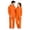 Orange, variant on Unisex Adult Hooded One Piece Jumpsuit,Full Zip Long Sleeve Casual Onesie Halloween Pajamas for Loungewear Home Sleepwear for Men Women