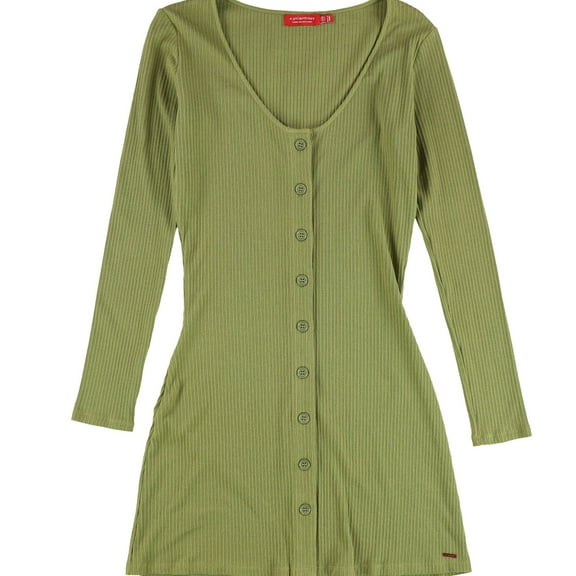 n:philanthropy Womens Seymour A-line Dress, Green, Small
