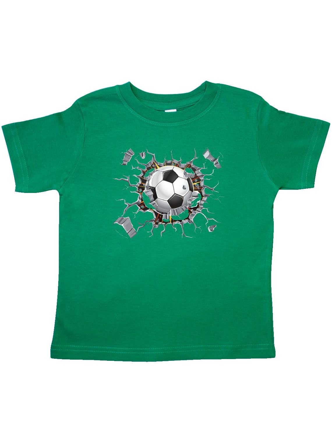 INKtastic - Inktastic Soccer Breakthrough Toddler Short Sleeve T-Shirt ...
