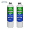Replacement Water Filter For Samsung RF4287 Refrigerator Water Filter by Aqua Fresh (2 Pack)