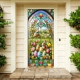 thumbnail image 5 of zhangmingg Easter Door Banner for Home and Business Decorative Polyester Hanging Sign with Festive Pattern Design, 5 of 5