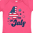 thumbnail image 4 of Inktastic 4th of July with Striped Stars Boys or Girls Baby Bodysuit, 4 of 5