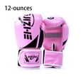 thumbnail image 2 of Youkk 1 Pair Women Men Portable Boxing Gloves Training Practice Adjustable Punching Mitts Hand Protector Sports Gears Accessories Pink 12oz, 2 of 7