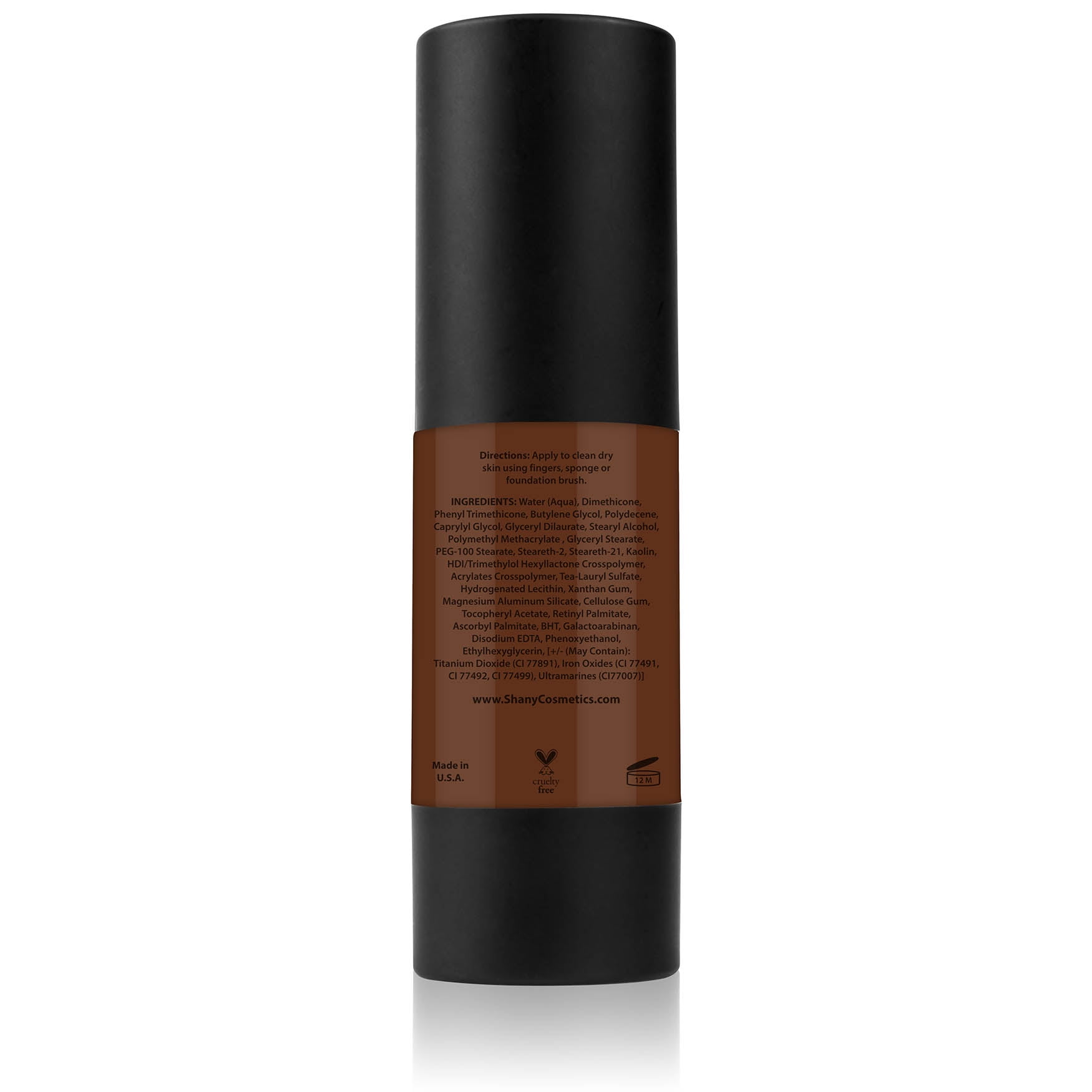 SHANY Perfect Canvas Liquid Foundation - Paraben Free/Talc Free/Oil Free - 30ml - DC3